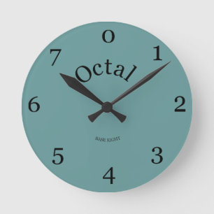Octal clock live your life in base 8