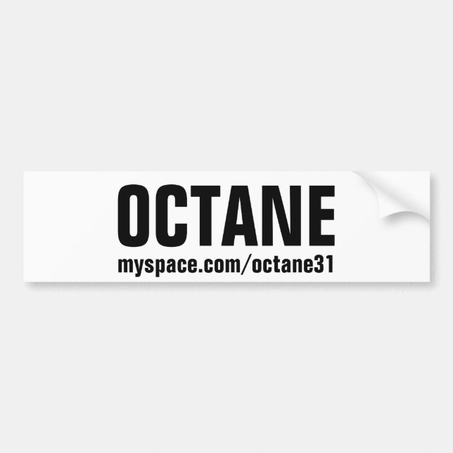 OCTANE - Bumper Sticker (Front)