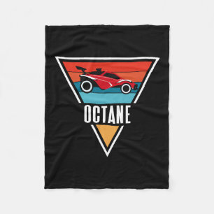 Octane Rocket Soccer Retro Sunset Distressed Graph Fleece Blanket
