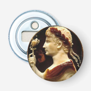Octavian Augustus Cameo Lothair Cross Ancient Rome Bottle Opener