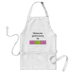 Octavio periodic table name apron