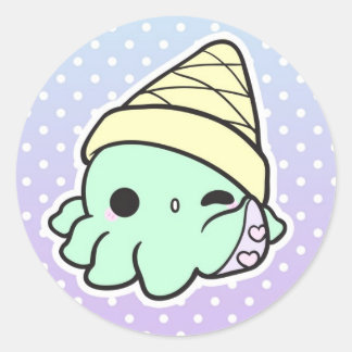 Octi-Cream Sticker