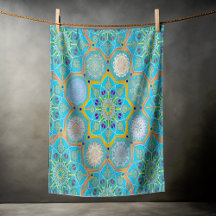 Octo brightener arabesque Moorish turquoise style