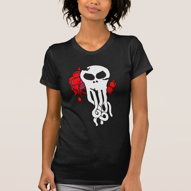 Octo skull red T-Shirt (Front)