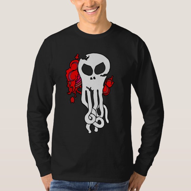 Octo skull red T-Shirt (Front)