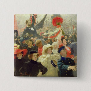 October 17th, 1905 15 cm square badge