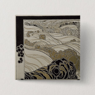 October, 1901 15 cm square badge