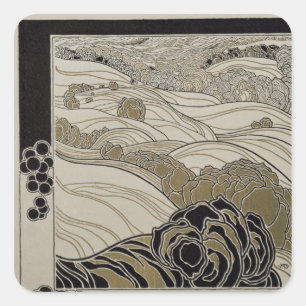 October, 1901 square sticker