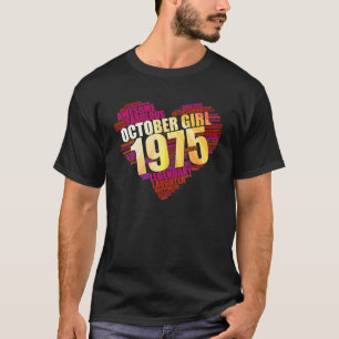 October 1975 Girl Limited Edition Love Big Heart B T-Shirt