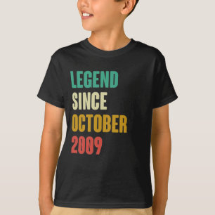 October 2009 13th Birthday 13 Years Old Bday Gift T-Shirt