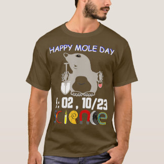 October 23rd National Mole Day Avogadro's Number-g T-Shirt