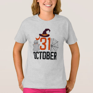 October 31 Halloween, Kids Halloween T-Shirt