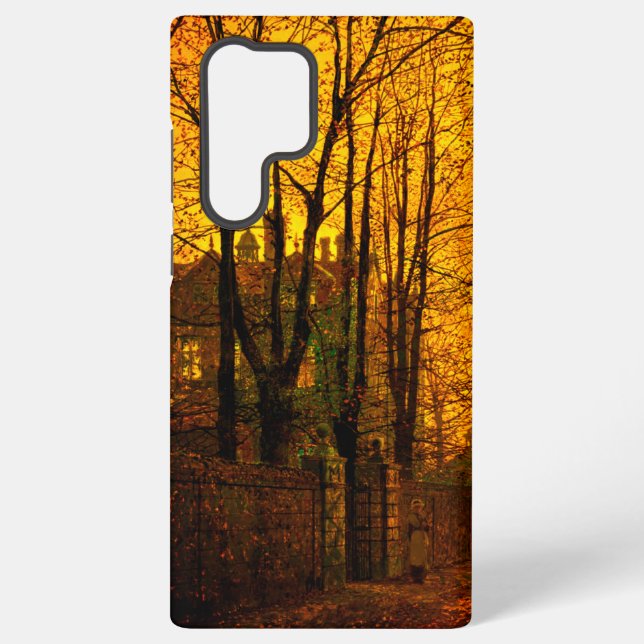 October Afterglow John Atkinson Grimshaw Samsung Galaxy S22 Ultra Case (Back)