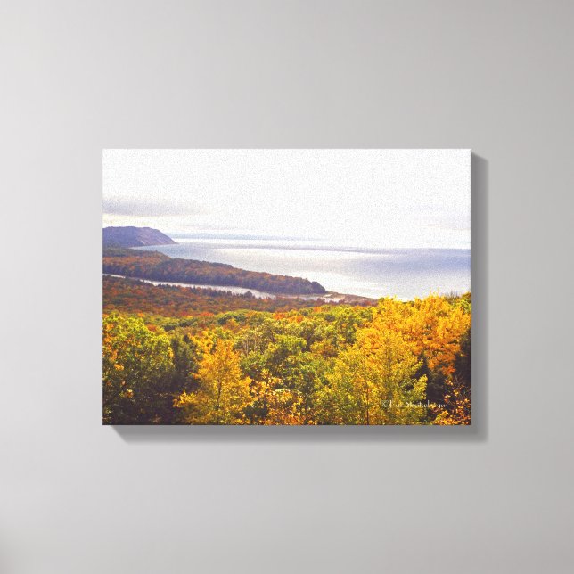 OCTOBER AT SLEEPING BEAR DUNES NATIONAL PARK CANVAS PRINT (Front)