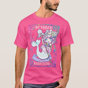 OCTOBER BIRTHDAY OPAL MERMAID T-Shirt