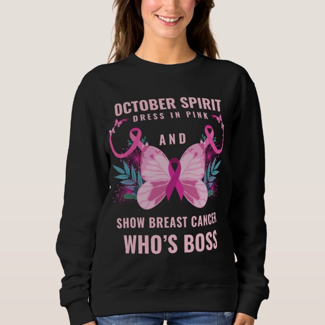 October Breast Cancer Awareness month Sweatshirt (Front)