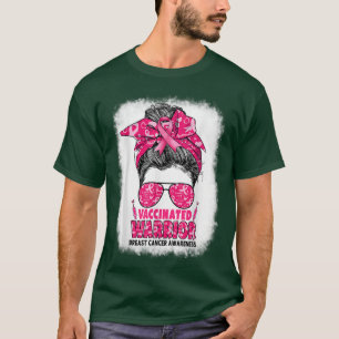 October Breast Cancer Warrior Support Pink Ribbon T-Shirt