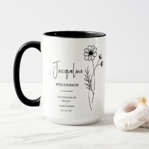 October Bridesmaid Cosmos Birth Flower Mug