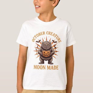 October Creature Cute Halloween Monster T-Shirt