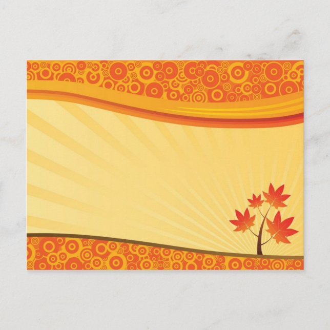 October Delight Postcard (Front)