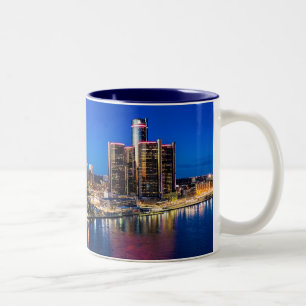 October Detroit Skyline Mug