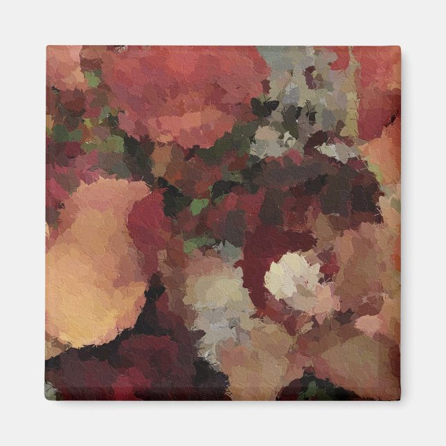 October Floral Magnet (Front)