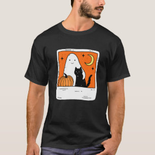 October Forever With Funny Pumpkin And Black Cat T-Shirt
