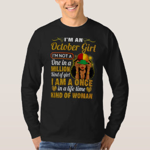 October Girl Libra Birthday Once In Lifetime Kind T-Shirt