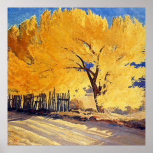 “October Gold” by  Maynard Dixon Poster