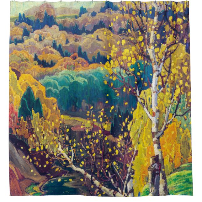 October Gold | Franklin Carmichael | Shower Curtain (Front)