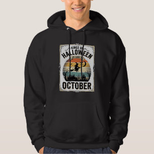 October Halloween Birthday Vintage Witch Shirt Des