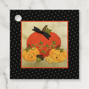 October Halloween Bridal Shower Favour Tags