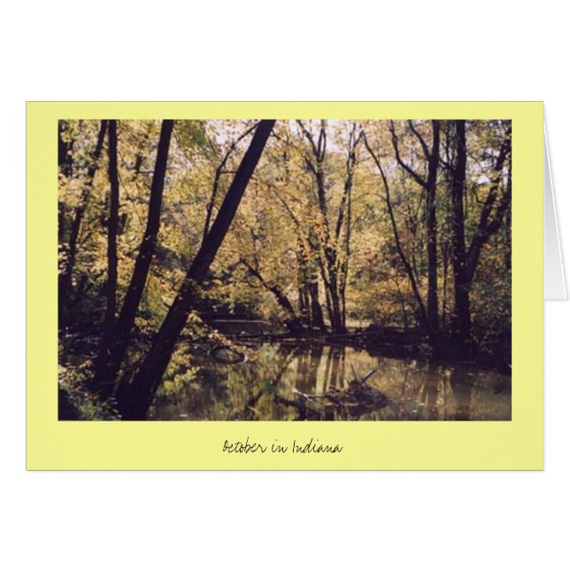 October in Indiana (Front Horizontal)