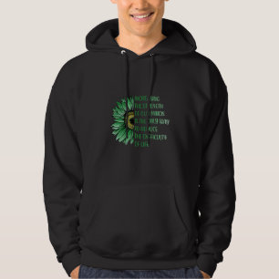 October Is National Depression Awareness Month Sun Hoodie