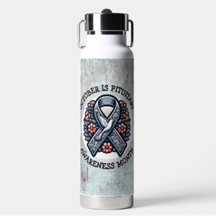 October is Pituitary Awareness Month Water Bottle