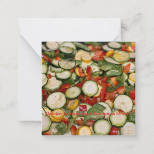 October is Vegetarian Awareness Month! Card