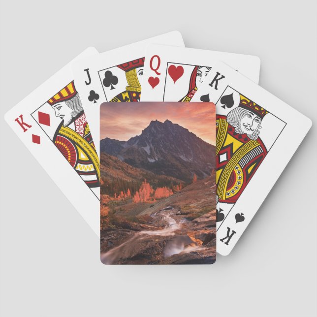 October Light on Headlight Basin Playing Cards (Back)
