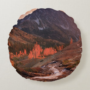 October Light on Headlight Basin Round Cushion