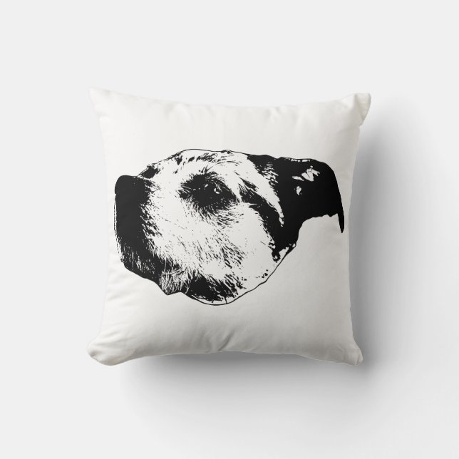 October Living-Room Calm — Terrier Cushion (Front)