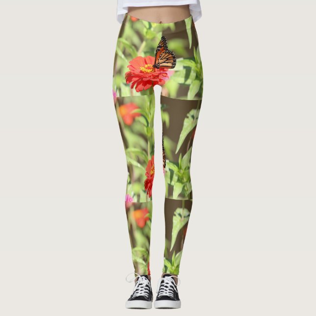 October Monarch Leggings (Front)
