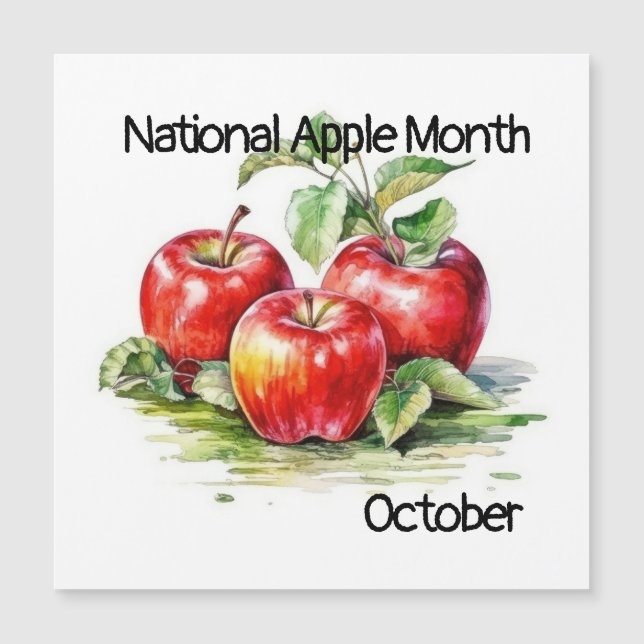 October National Apple Month (Front)