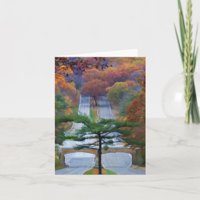 October Road Notecard (Front)