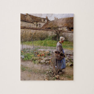 October The Pumpkins Carl Larsson Jigsaw Puzzle