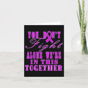 October We Wear Pink Awareness Of Breast Cancer Pu Card