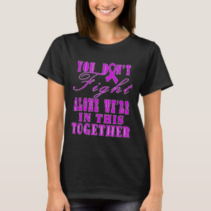 October We Wear Pink Awareness Of Breast Cancer Pu T-Shirt