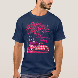 October We Wear Pink Breast Cancer Awareness Truck T-Shirt