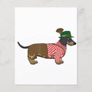 Octoberfest 2018  - Funny German Dachshund Costume Flyer