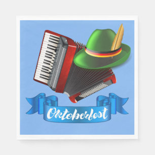 Octoberfest Accordion Napkin