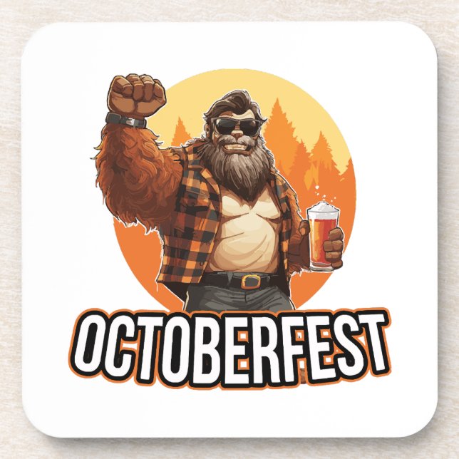 Octoberfest Bigfoot  Coaster (Front)