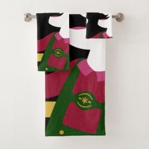 Octoberfest / German Drinker custom name towel set